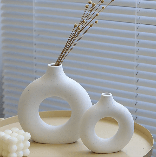 Creative Donut Ceramic Vase